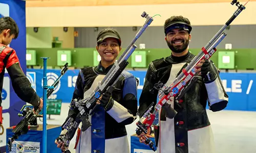 ISSF विश्व कप 2025: भारत ने चार पदकों के साथ अभियान समाप्त किया ISSF विश्व कप 2025: भारत ने चार पदकों के साथ अभियान समाप्त किया