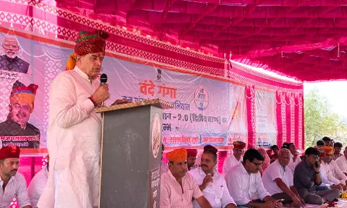 Jaipur: लूणी के सरेचा गांव में संसदीय कार्य मंत्री ने दिया जल संरक्षण का संदेश