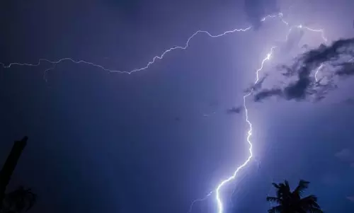 बिजली गिरने से नाबालिग की दुखद मौत