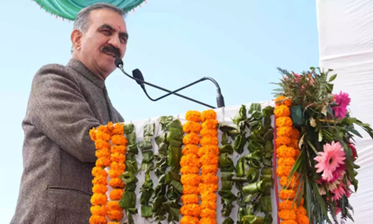Himachal के मुख्यमंत्री ने ऊना में 25.79 करोड़ रुपये की परियोजनाओं का उद्घाटन और शिलान्यास किया Himachal के मुख्यमंत्री ने ऊना में 25.79 करोड़ रुपये की परियोजनाओं का उद्घाटन और शिलान्यास किया
