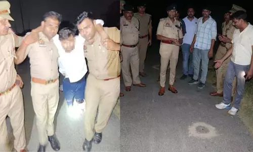 Hathras DM : ड्राइवर की बेटी की हत्या : मुठभेड़ में आरोपी घायल, गिरफ्तार