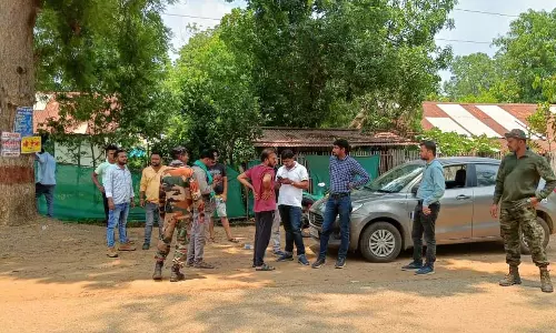 पखांजूर में वाहनों की तगड़ी चेकिंग हुई