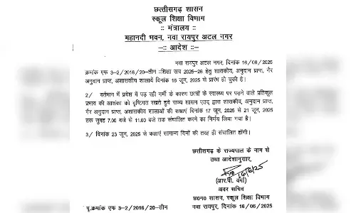छत्तीसगढ़: स्कूलों के समय में बदलाव, भीषण गर्मी से राहत