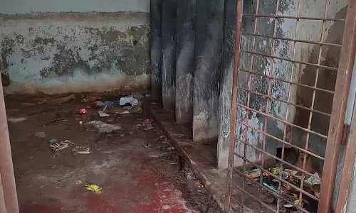 Gajendragarh: शौचालय अनुपयोगी स्थिति में