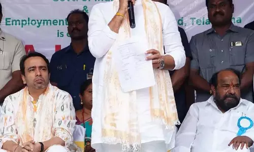 Sridhar Babu ने कहा- तेलंगाना कौशल पहल पर केंद्र के साथ सहयोग करने के लिए तैयार Sridhar Babu ने कहा- तेलंगाना कौशल पहल पर केंद्र के साथ सहयोग करने के लिए तैयार