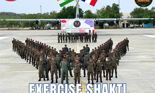 संयुक्त अभ्यास Shakti 2025 में भाग लेने के लिए सेना की टुकड़ी फ्रांस रवाना संयुक्त अभ्यास Shakti 2025 में भाग लेने के लिए सेना की टुकड़ी फ्रांस रवाना