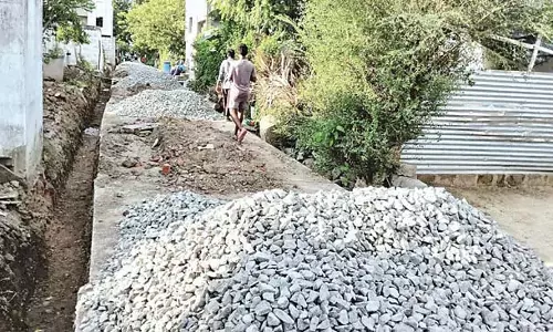 NTR जिले में जादुई नाले का प्रायोगिक निर्माण