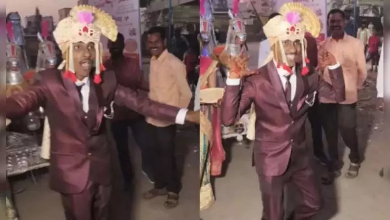 Wedding में दूल्हे ने किया जबरदस्त डांस, देखें वीडियो Wedding में दूल्हे ने किया जबरदस्त डांस, देखें वीडियो