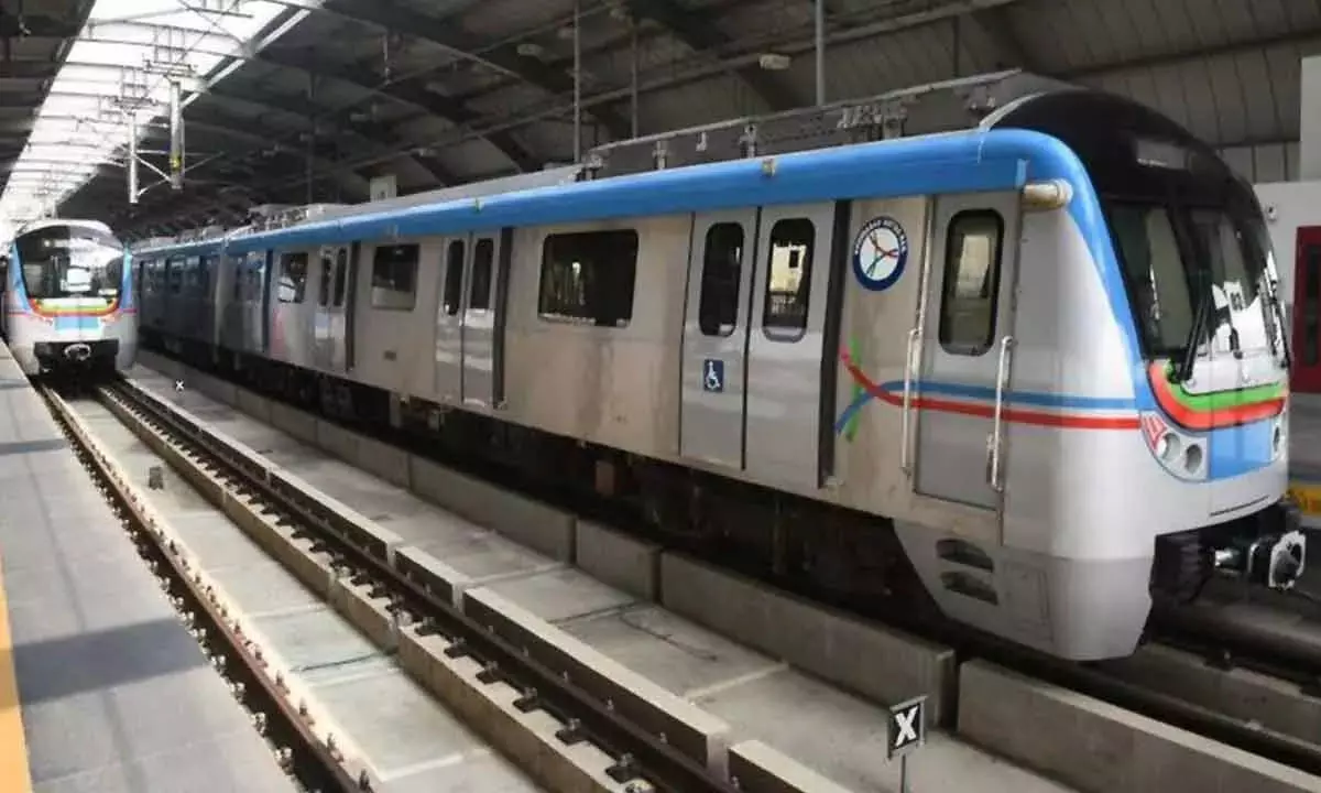 Hyderabad मेट्रो रेल ने अपनी उपलब्धियों में एक और उपलब्धि जोड़ी Hyderabad मेट्रो रेल ने अपनी उपलब्धियों में एक और उपलब्धि जोड़ी