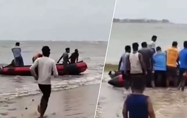 ताजपुर में समुद्र में नहाते समय पर्यटक की मौत ताजपुर में समुद्र में नहाते समय पर्यटक की मौत
