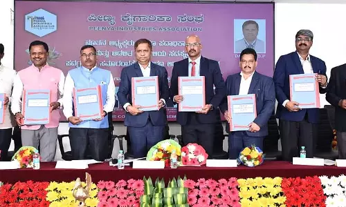 D.P. दानप्पा ने पीन्या औद्योगिक एसोसिएशन के अध्यक्ष का पदभार संभाला