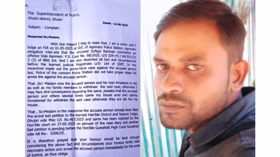 FIR के बाद पीड़िता ने पुलिस पर निष्क्रियता और धमकियों का आरोप लगाया