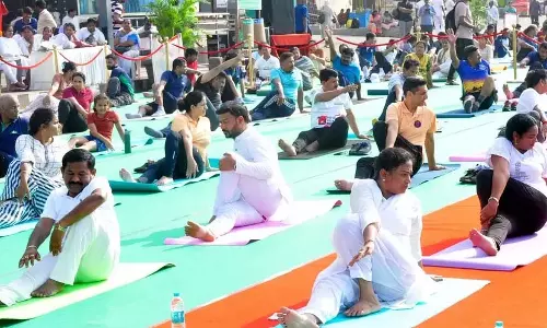 Andhra: योग दिवस के लिए उच्च स्तरीय सुरक्षा Andhra: योग दिवस के लिए उच्च स्तरीय सुरक्षा