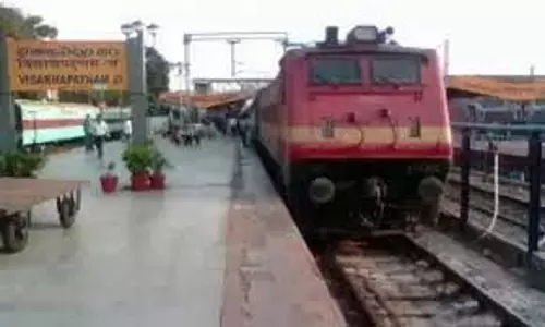 Vizag रेलवे स्टेशन पर अस्थायी प्लेटफ़ॉर्म एक्सेस में बदलाव Vizag रेलवे स्टेशन पर अस्थायी प्लेटफ़ॉर्म एक्सेस में बदलाव
