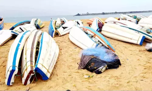 Kerala : समुद्र में उथल-पुथल, तटीय क्षेत्र सूखे की चपेट में