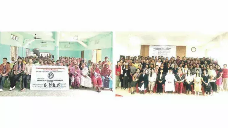 CDI  ने दीमापुर और कोहिमा में घरेलू कामगार दिवस मनाया