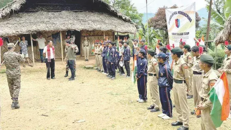 25 Nagaland  बटालियन एनसीसी ने फोमचिंग में ‘वाइब्रेंट विलेज’ का आयोजन किया