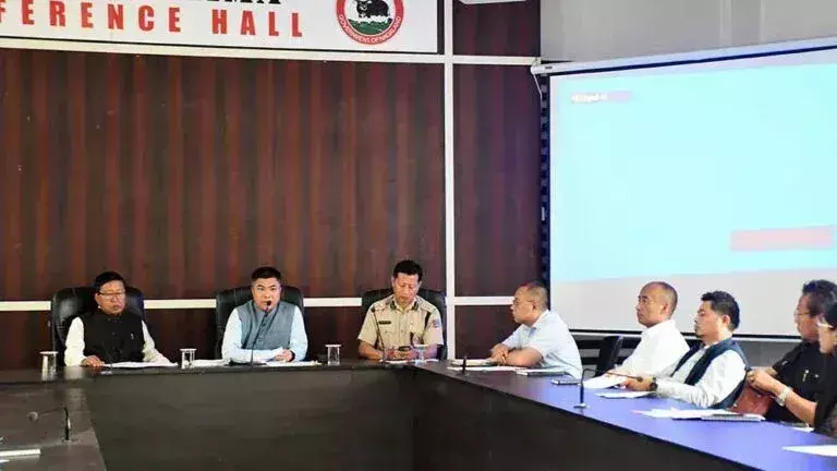 Kohima  डीपीडीबी ने प्रमुख प्रस्तावों की समीक्षा की 21 जून को बड़े पैमाने पर सामाजिक कार्य का आह्वान किया