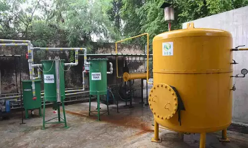 OU महिला छात्रावासों में बायोगैस संयंत्र ने परिसर के वातावरण को बदल दिया OU महिला छात्रावासों में बायोगैस संयंत्र ने परिसर के वातावरण को बदल दिया