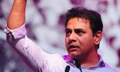 पुलिस ने KTR की ग्रिलिंग के लिए भारी बल तैनात किया