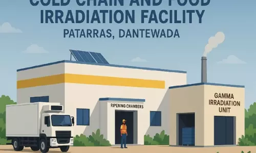 PMKSY के तहत सरकारी कोल्ड चेन और विकिरण सुविधा से बस्तर में अर्थव्यवस्था को बढ़ावा मिलेगा PMKSY के तहत सरकारी कोल्ड चेन और विकिरण सुविधा से बस्तर में अर्थव्यवस्था को बढ़ावा मिलेगा