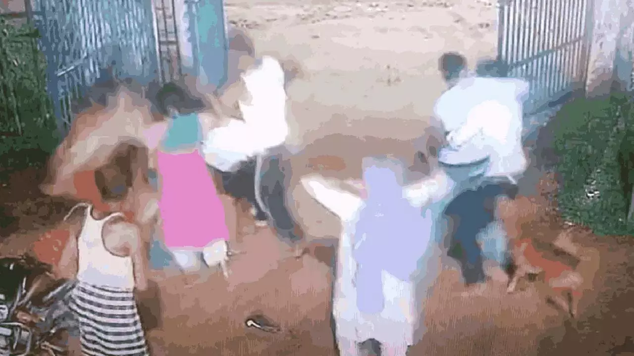 पालतू कुत्ता लेकर पहुंचे थाने और पुलिसकर्मी को कटवाया, 5 गिरफ्तार पालतू कुत्ता लेकर पहुंचे थाने और पुलिसकर्मी को कटवाया, 5 गिरफ्तार