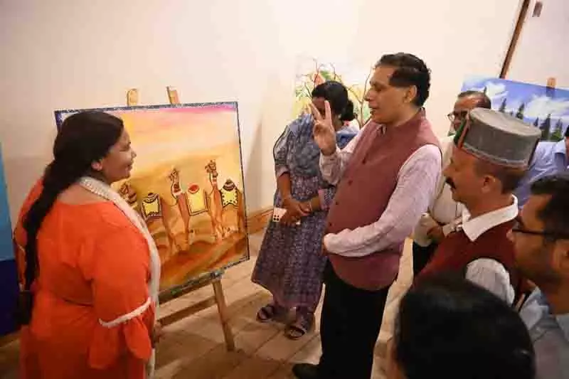बैंटनी कैसल में कलाकारों ने Himachal की भावना को दर्शाया बैंटनी कैसल में कलाकारों ने Himachal की भावना को दर्शाया