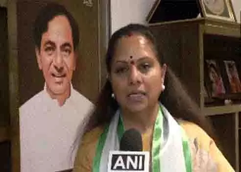 BRS एमएलसी के कविता ने बनकाचेरला परियोजना का किया विरोध BRS एमएलसी के कविता ने बनकाचेरला परियोजना का किया विरोध