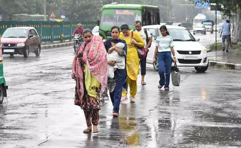 Chandigarh ट्राइसिटी क्षेत्र में हल्की बारिश से राहत मिली Chandigarh ट्राइसिटी क्षेत्र में हल्की बारिश से राहत मिली