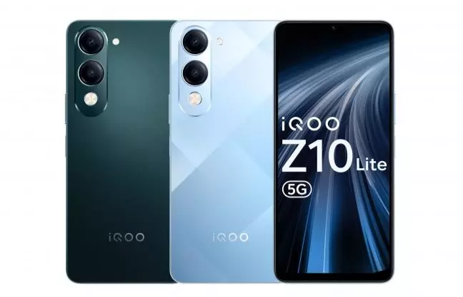 डाइमेंशन 6300 और 6000mAh की बड़ी बैटरी से लैस iQOO Z10 Lite भारत में लॉन्च डाइमेंशन 6300 और 6000mAh की बड़ी बैटरी से लैस iQOO Z10 Lite भारत में लॉन्च