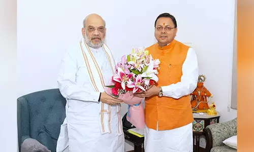 मुख्यमंत्री धामी ने दिल्ली में Amit Shah से मुलाकात की