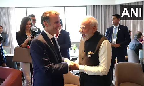 भारत, फ्रांस हमारे ग्रह की बेहतरी के लिए मिलकर काम करते रहेंगे: मैक्रों से मुलाकात के बाद PM Modi