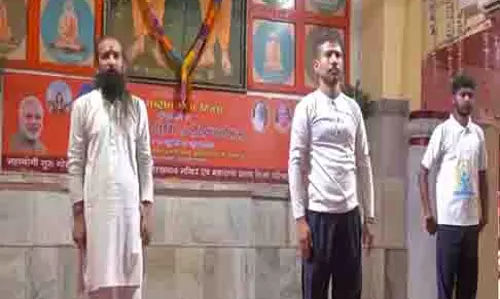 Gorakhpur: अंतरराष्ट्रीय योग दिवस से पहले गोरखनाथ मंदिर में योग शिविर का आयोजन