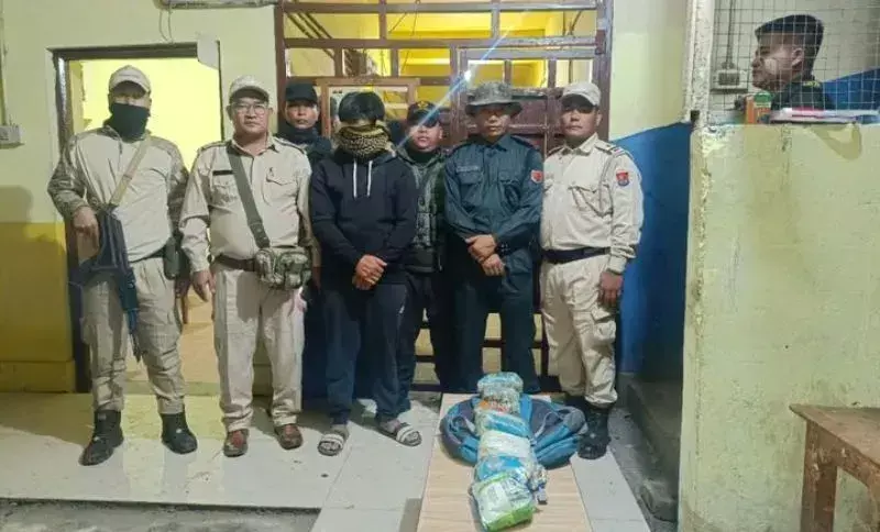 Manipur: चुराचांदपुर में 6.5 किलोग्राम अफीम के साथ युवक गिरफ्तार