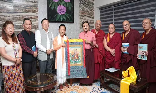 Sikkim CM ने दिल्ली में भारतीय हिमालयी नालंदा बौद्ध परंपरा परिषद के प्रतिनिधिमंडल से मुलाकात की