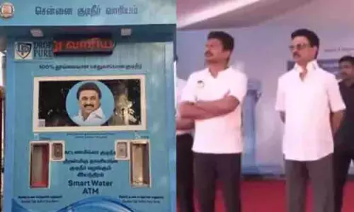 CM Stalin ने चेन्नई में मुफ्त पेयजल वेंडिंग मशीनों का उद्घाटन किया
