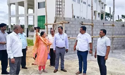 राष्ट्रीय सहकारी विकास निगम के अधिकारियों ने गोदाम का निरीक्षण किया