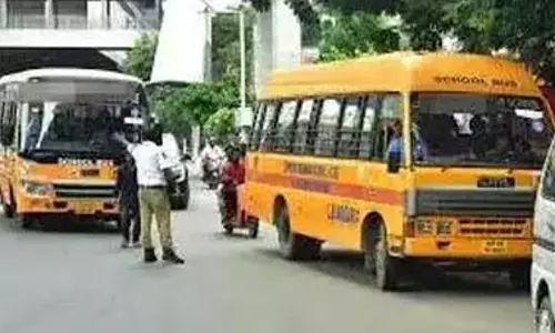 95% स्कूल बसों का निरीक्षण किया: RTO 95% स्कूल बसों का निरीक्षण किया: RTO