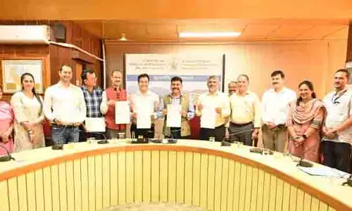 Nauni University ने सेब साइडर सिरका उत्पादन के लिए प्रौद्योगिकी हस्तांतरण समझौते पर हस्ताक्षर किए Nauni University ने सेब साइडर सिरका उत्पादन के लिए प्रौद्योगिकी हस्तांतरण समझौते पर हस्ताक्षर किए