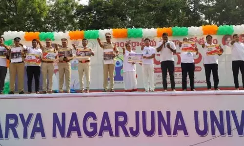 Andhra : एएनयू में 8,000 लोगों के साथ योगंध्र