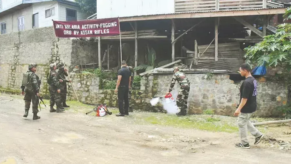 Nagaland :  ए.आर. ने मलेरिया विरोधी जागरूकता अभियान का आयोजन किया