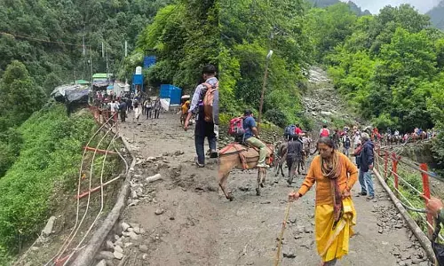 जंगलचट्टी में भारी भूस्खलन, पांच मजदूर आए चपेट में, दो की मौत