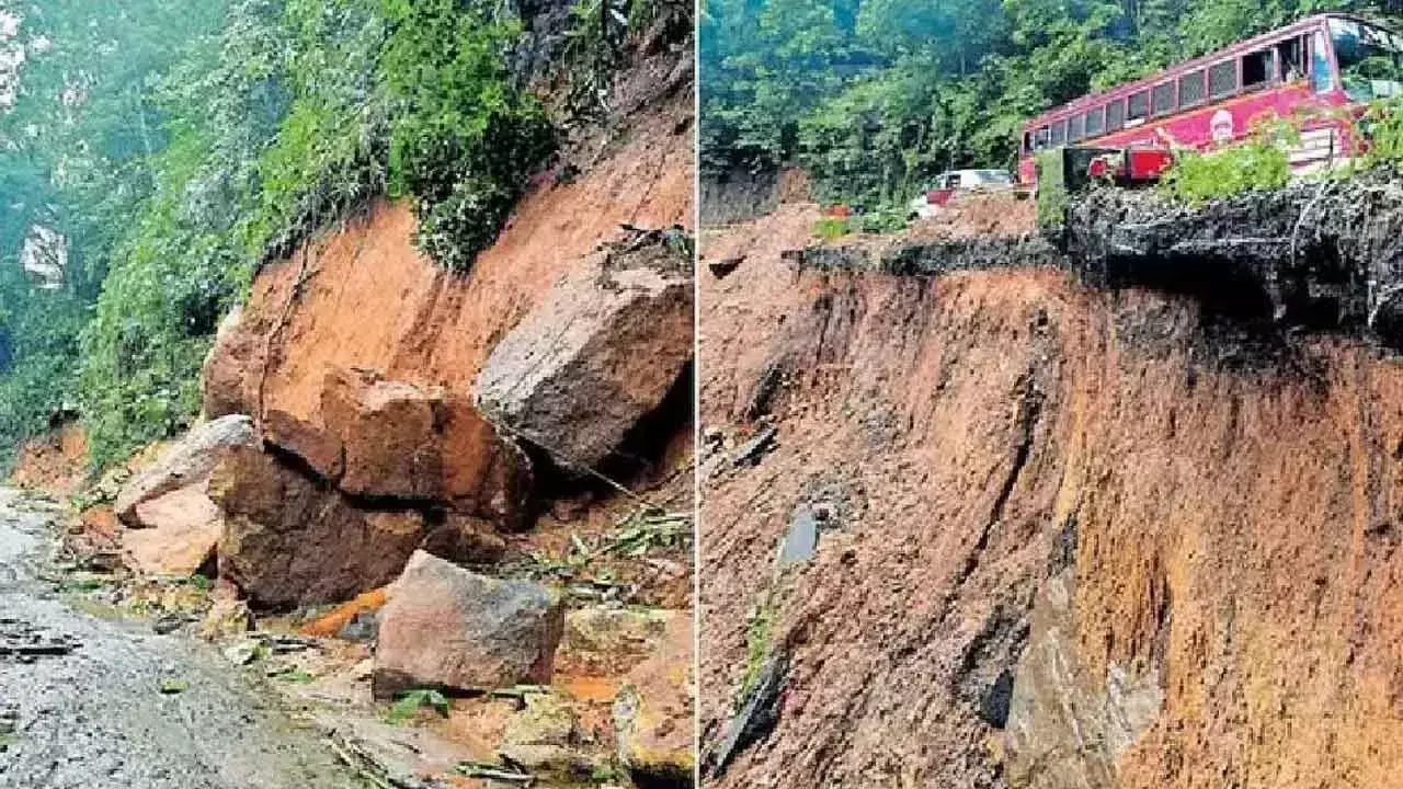 Karnataka: राज्य में 31,000 वर्ग किलोमीटर से अधिक क्षेत्र भूस्खलन की चपेट में Karnataka: राज्य में 31,000 वर्ग किलोमीटर से अधिक क्षेत्र भूस्खलन की चपेट में