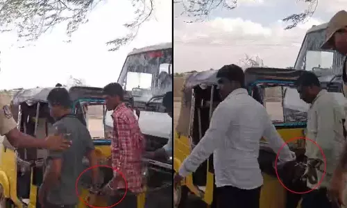 Rajoli के किसान बेड़ियों में जकड़े: अन्नदाता जंजीरों में जकड़े कोर्ट पहुंचे