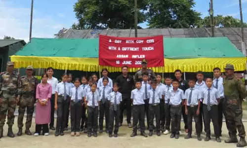 Assam राइफल्स ने चांगलांग के डुंबा इन्नाओ कैंप में ‘कंपनी कमांडर के साथ एक दिन’ का आयोजन किया