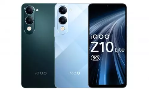 डाइमेंशन 6300 और 6000mAh की बड़ी बैटरी से लैस iQOO Z10 Lite भारत में लॉन्च डाइमेंशन 6300 और 6000mAh की बड़ी बैटरी से लैस iQOO Z10 Lite भारत में लॉन्च