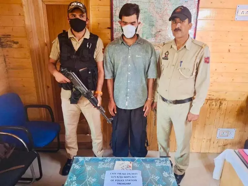 कुपवाड़ा में नशीले पदार्थ के साथ तस्कर गिरफ्तार कुपवाड़ा में नशीले पदार्थ के साथ तस्कर गिरफ्तार