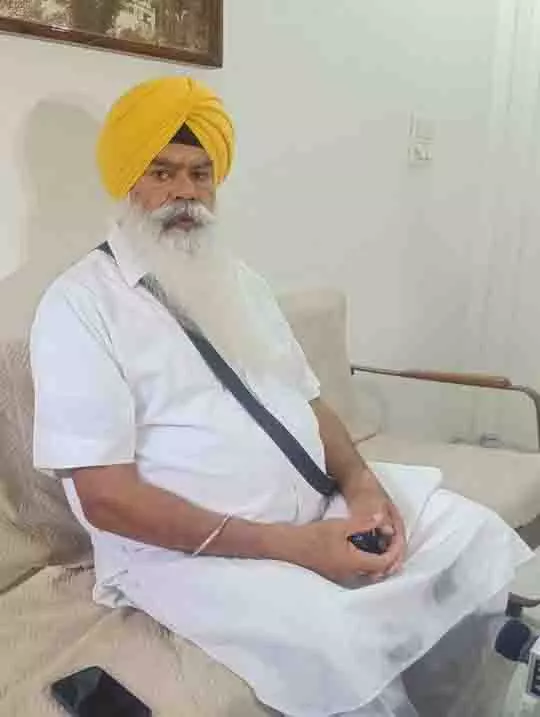 गुरुद्वारा तरनतारन साहिब की जमीन धामी के सहयोगियों को सस्ते में बेची गई: Ex-jathedar Ranjit Singh गुरुद्वारा तरनतारन साहिब की जमीन धामी के सहयोगियों को सस्ते में बेची गई: Ex-jathedar Ranjit Singh