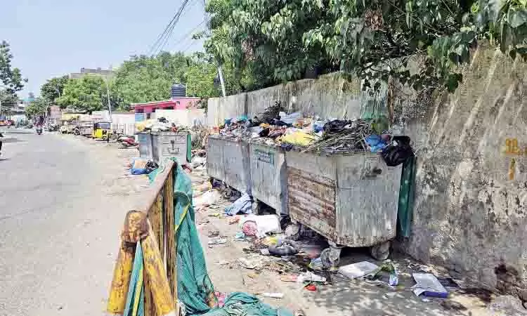 खराब अपशिष्ट प्रबंधन ने Virugambakkam में कूड़े की समस्या को बढ़ा दिया खराब अपशिष्ट प्रबंधन ने Virugambakkam में कूड़े की समस्या को बढ़ा दिया