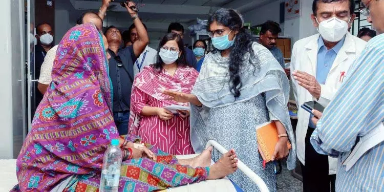 Odisha जाजपुर जिले में डायरिया से दो और मरीजों की मौत, मृतकों की संख्या 13 हुई Odisha जाजपुर जिले में डायरिया से दो और मरीजों की मौत, मृतकों की संख्या 13 हुई